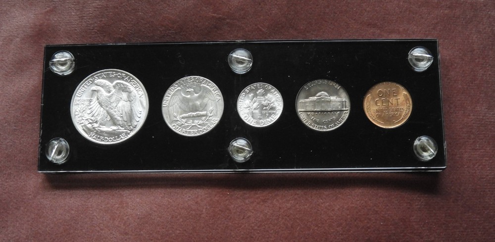 1947 YEAR SET SILVER UNCIRCULATED CHOICE