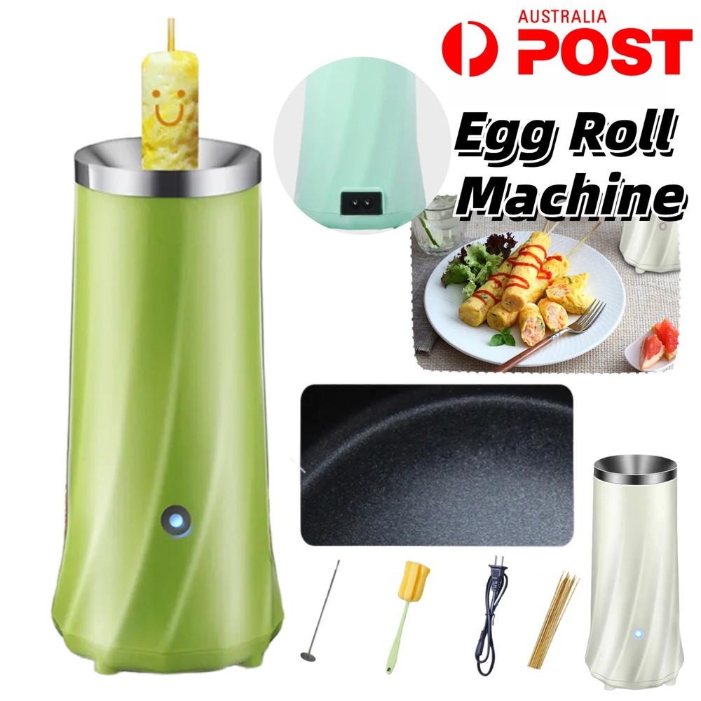 Electric Egg Roll Machine Sausage Cooking Maker Automatic Omelette Tool Kitchen