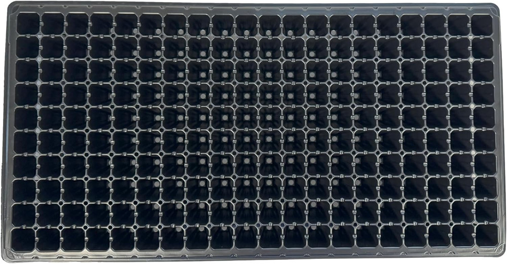 200 Cell Seedling Plastic Nursery Trays, 10 Pack, Thick Durable Germination Plug