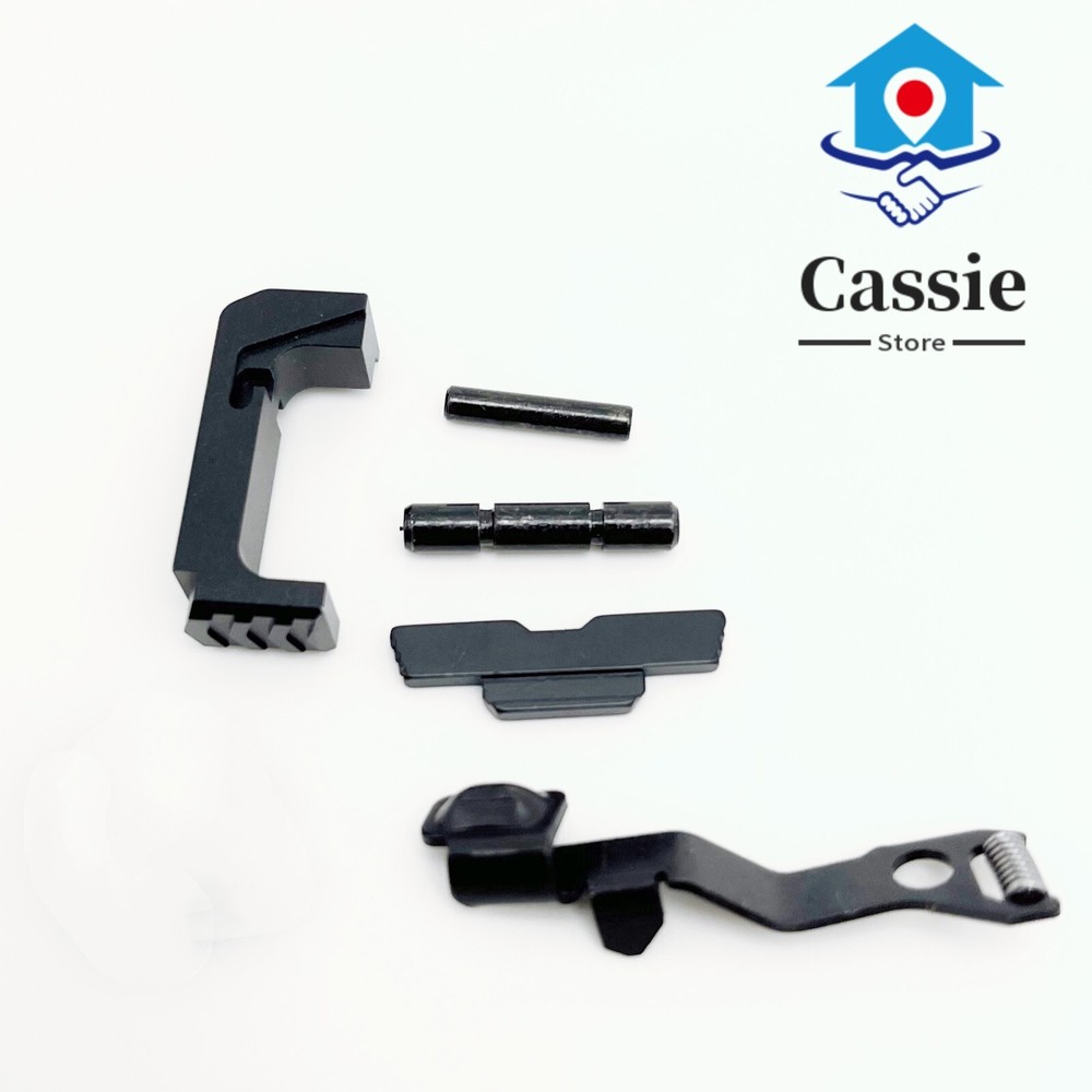 5 Pcs Extended Slide Stop Release Control Kit For Glock 43X 48 Combo Kit Black