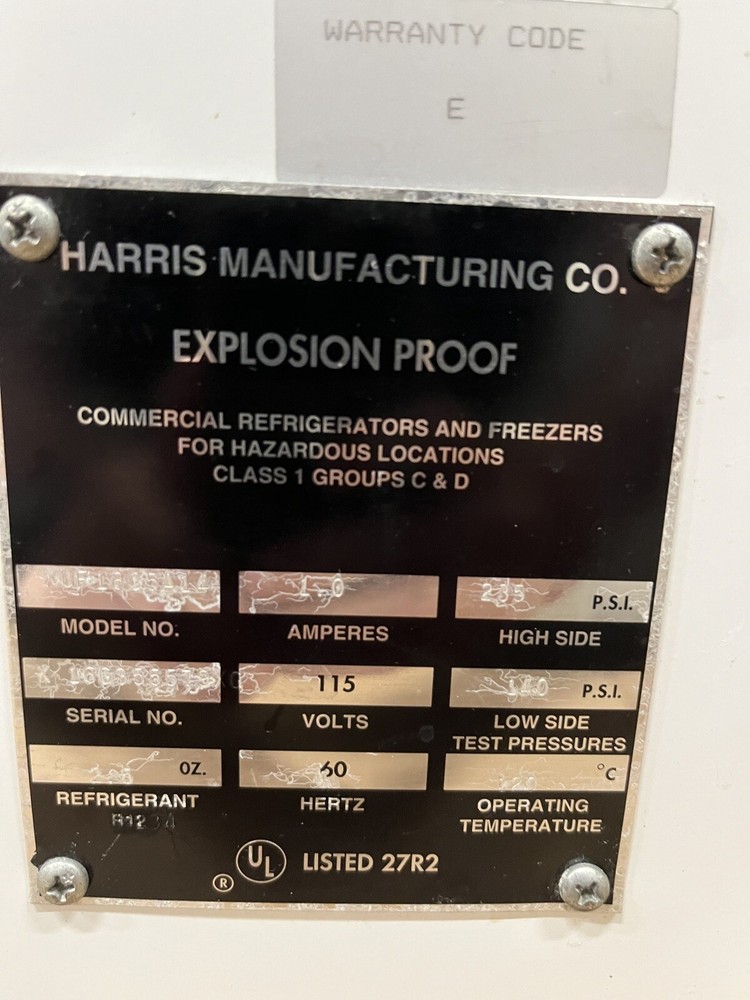 Puffer Hubbard XUF-1805A14 Explosion-Proof Lab Freezer