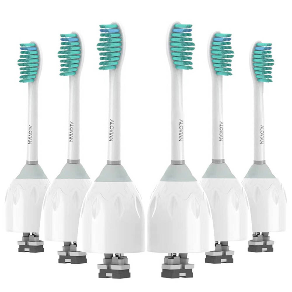 Philips Sonicare e-Series Replacement Heads 6pc White SoftBristles Compatible