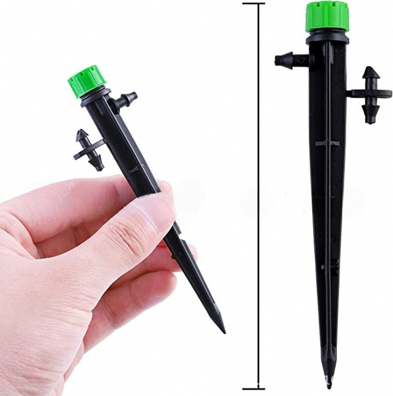 Adjustable Emitter Dripper Micro Drip Irrigation Sprinkler Watering System Green