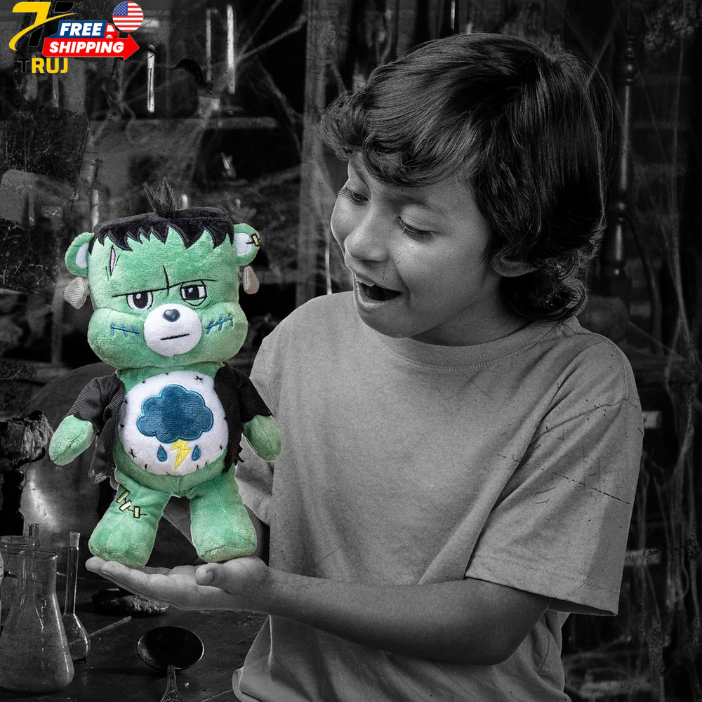 Care Bears Universal Monsters 9" Fun Size Plush Grumpy Bear as Frankenstein