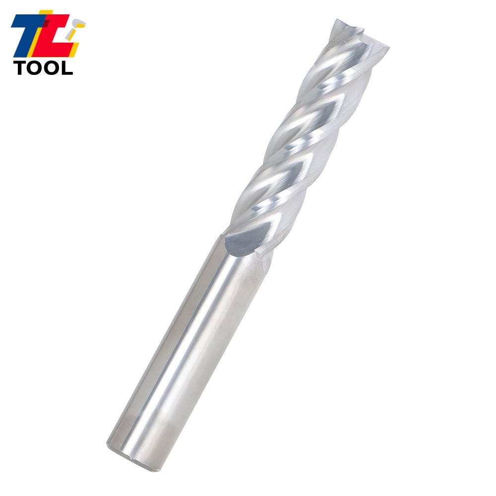 1/2" 4 Flute Long Carbide End Mill 2" LOC 4" Overall Length