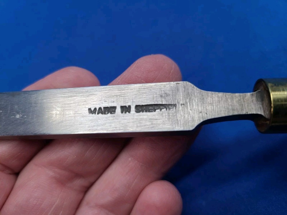 Vintage Made in Sheffield 1/2" Square Edge Tang Chisel