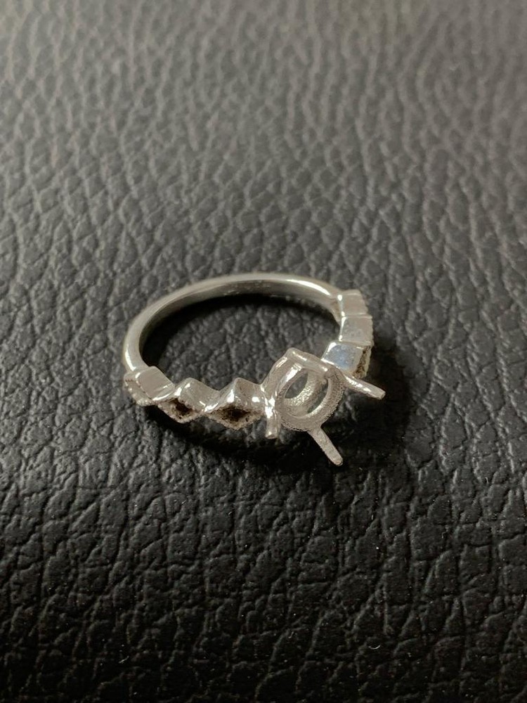 Sterling Silver Ring Blanks, 6 mm Round 925 Silver Ring Setting Bulk Order Sale