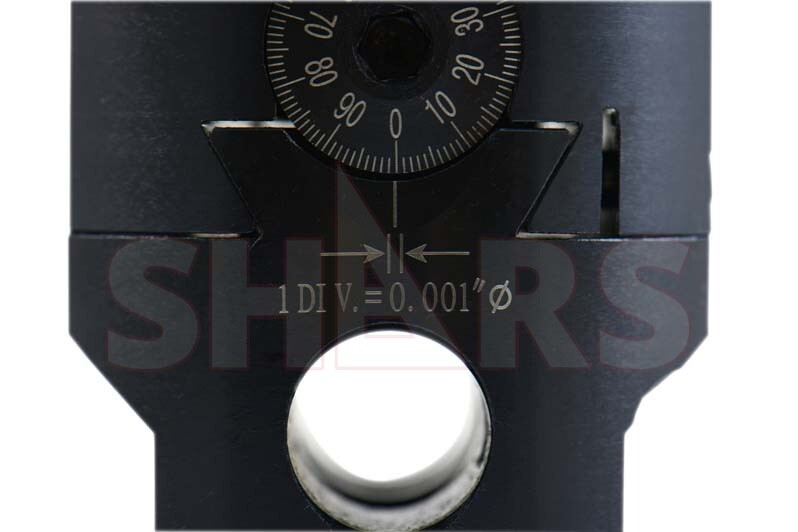 Shars Precision 3" Boring Head 0.001 Radius 1-1/2"-18 Thread W/Certificate P]