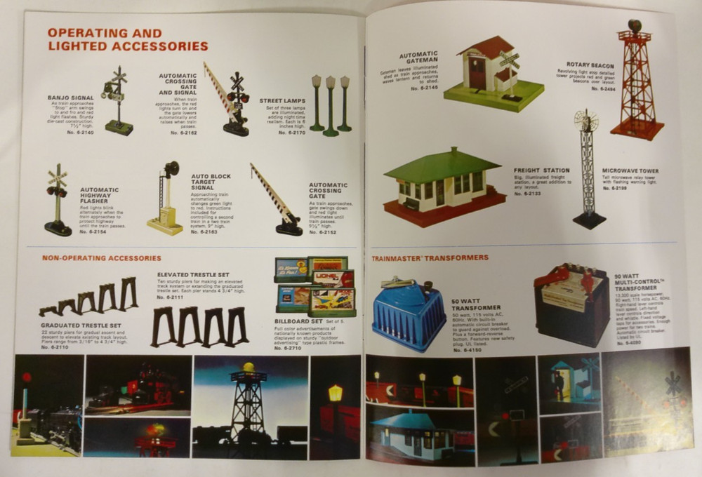 Vintage 1972 Lionel Catalog