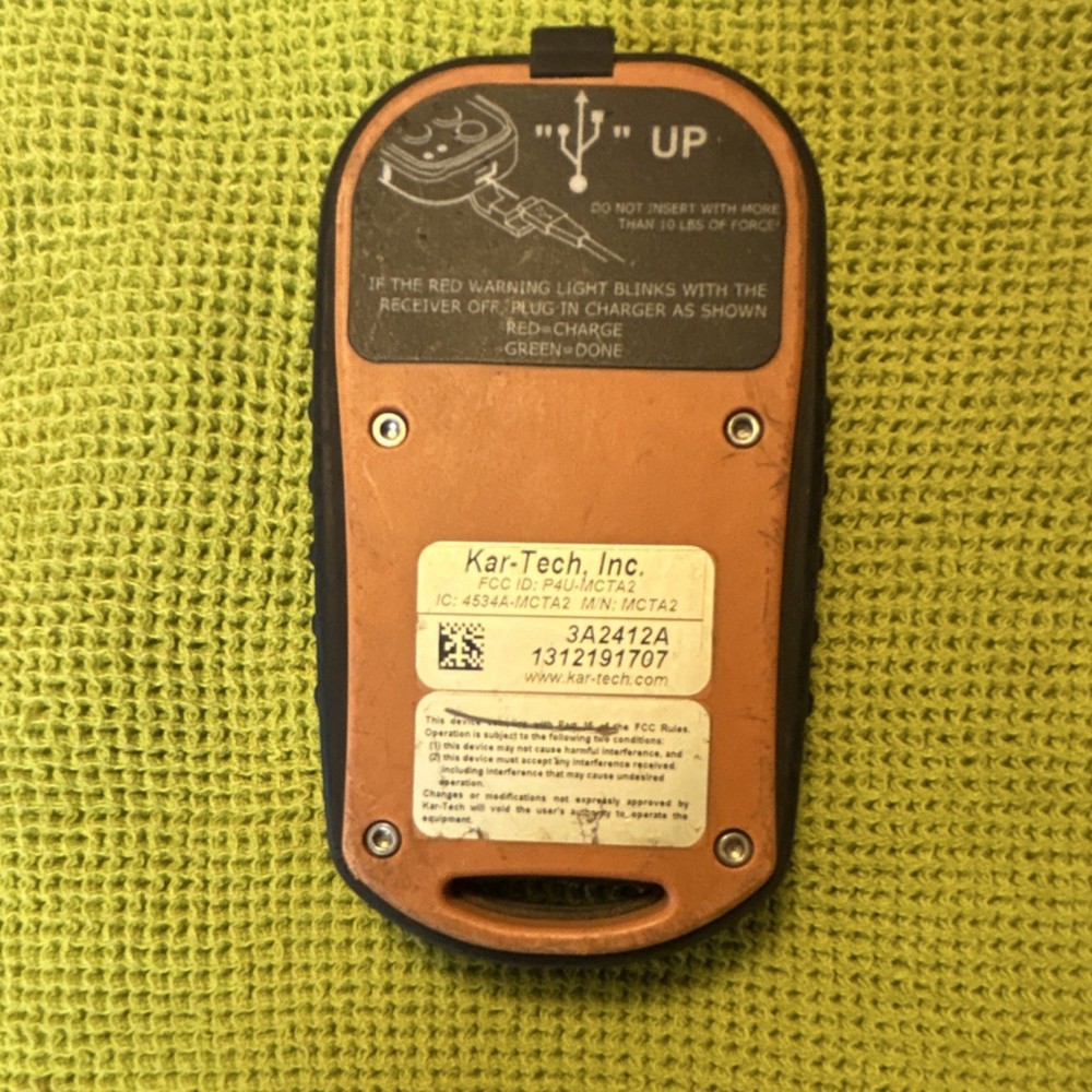 Kar-Tech Industrial Remote Control Model 3A2412A MPN 3A2412A