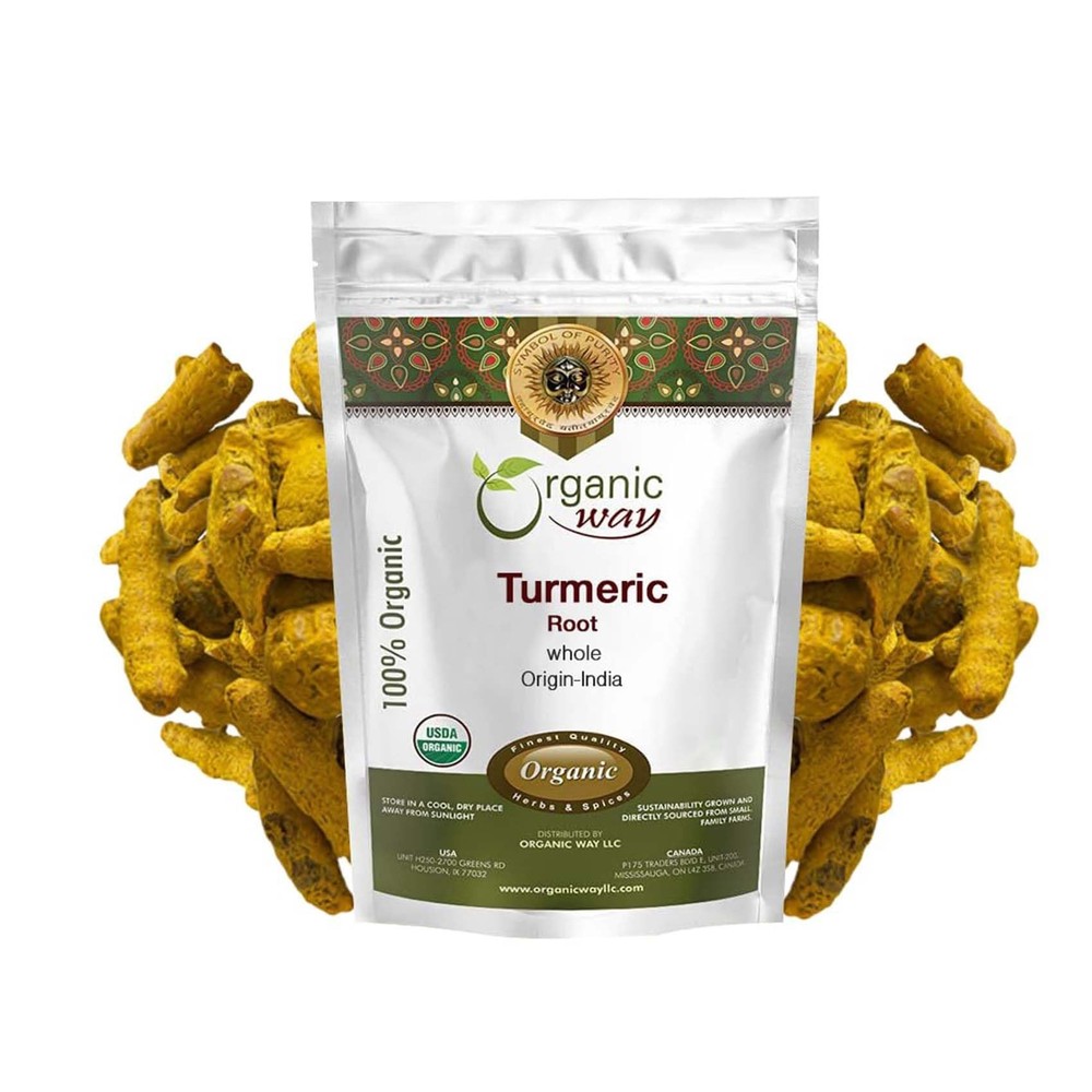 Organic Way Turmeric Root whole