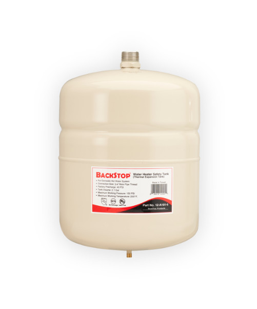 Backstop 4.5 Gal Water Heater Safety Tank 12-A102 3/4" MPT 150PSI