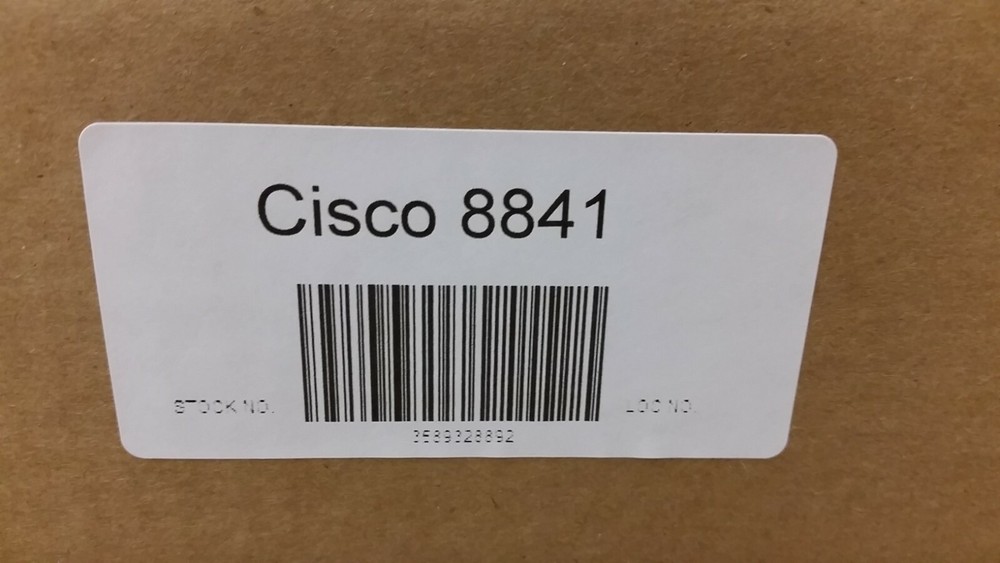 New Cisco 8841 office display telephone phone system