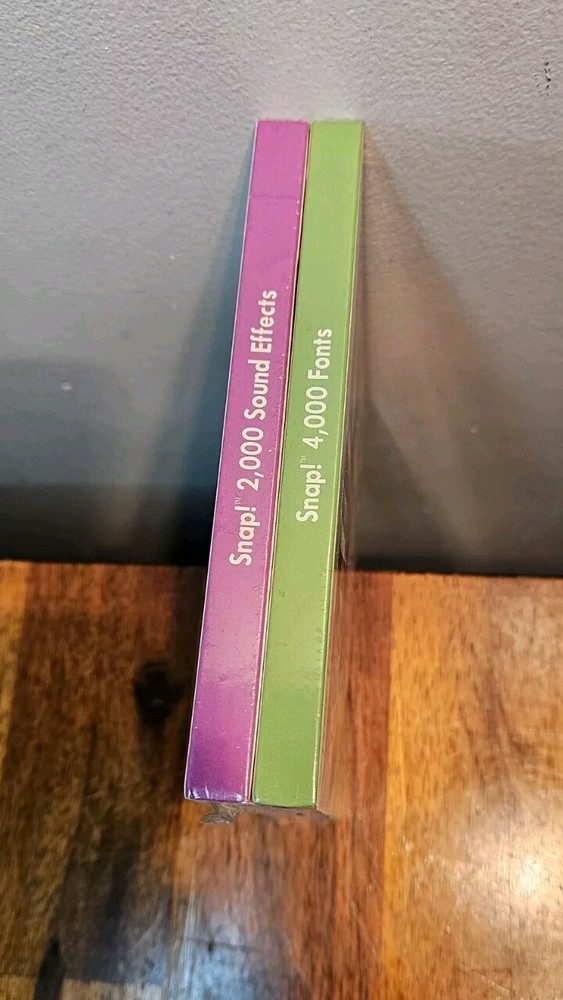 4000 Fonts & 2000 Sound Effects Computer Software CD