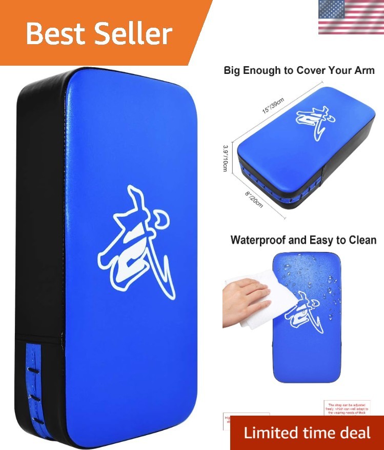 Durable Karate Kick Shield - 16x8 Inch with Thick Cushioning for Safe Training