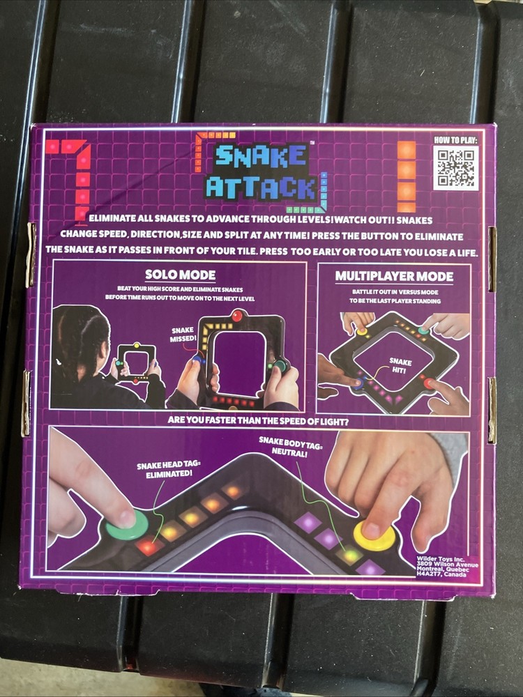 Snake Attack Handheld Electronic Game (Read Description Below)
