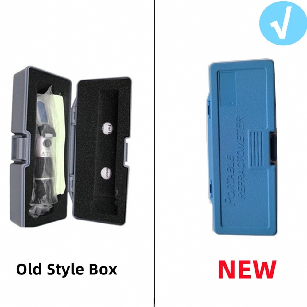 Handheld Refractometer for Alcohol Concentration 0-80 with ATC – Portable