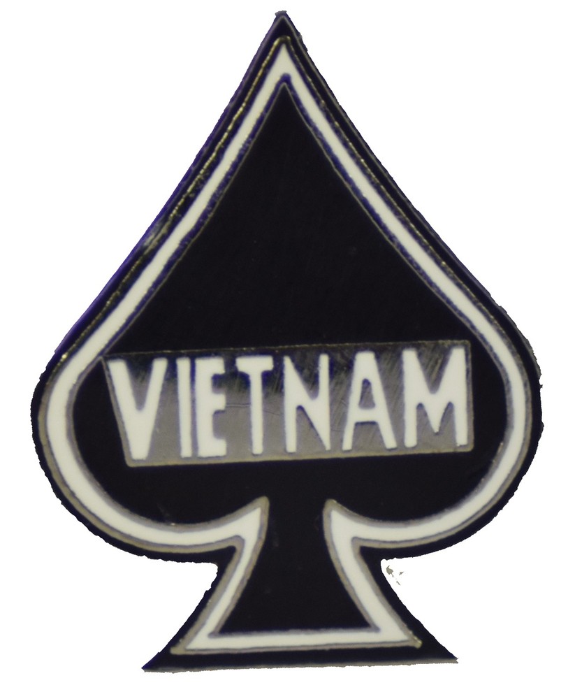 VIETNAM SPADE HAT PIN
