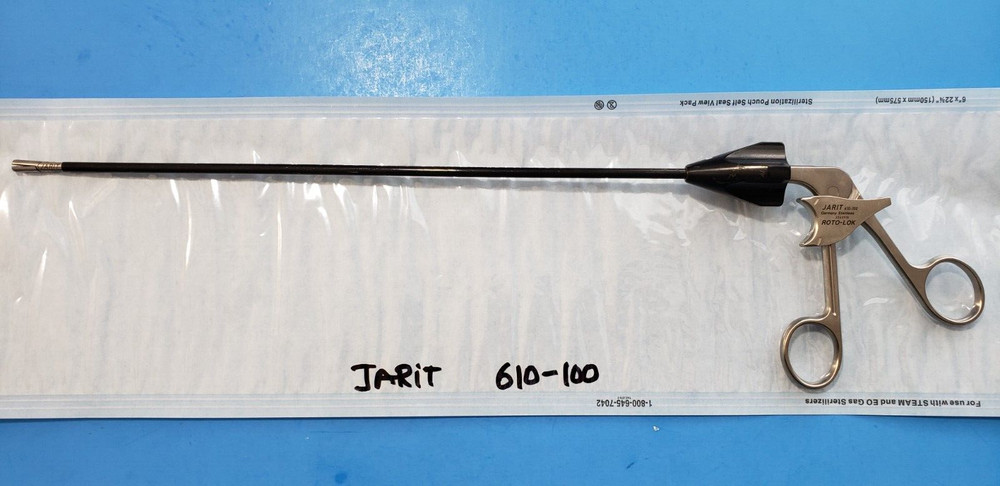 Jarit 610-100 Laparoscopic Grasping Forceps 5mmx32cm Double Action Insulated