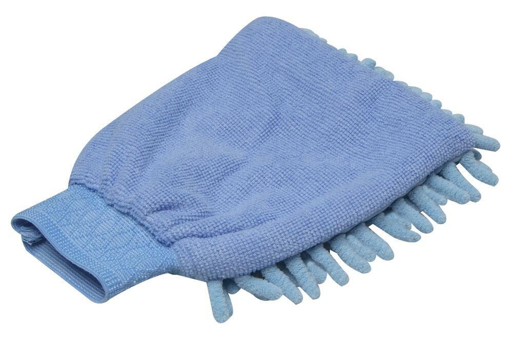 Microfiber Super Wash Mitt Double Sided Dust Wipe Scrub Machine Washable
