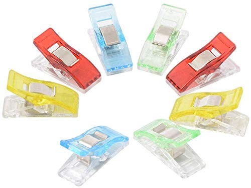 GDMINLO 100 Pack Multipurpose Sewing Clips for Quilting One Size, Assorted