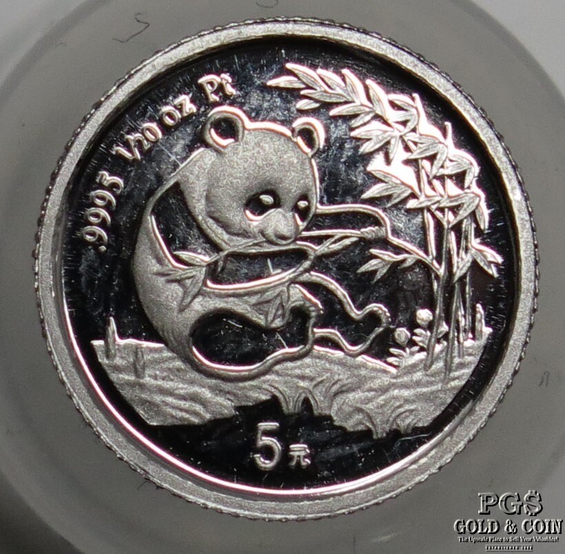 1994 Better Date 1/20th oz China Platinum Panda 26271