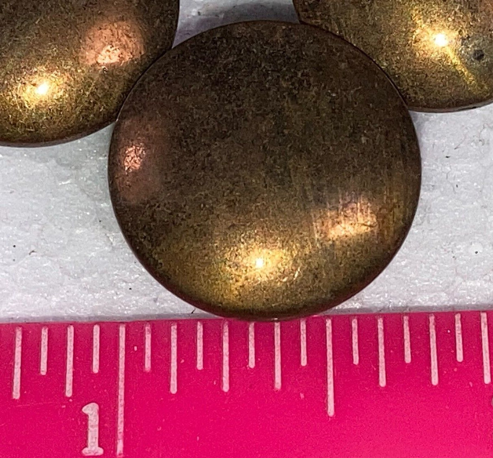 8 Antique Solid Brass Shell Drawer Door Pull Knob Handle Cupboard Screw 2 cm