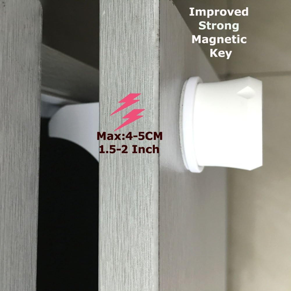Magnetic Cabinet Locks Replacement Keys 5 Pack