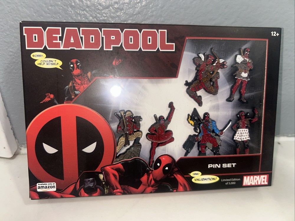 2020 Marvel Comics Deadpool Exclusive 6 Pin Set New MIB LE 5000