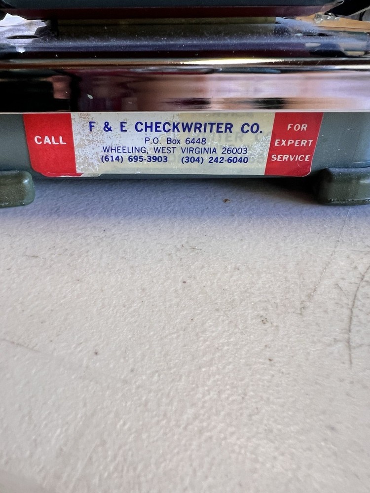 Vintage Headman Company F&E Check Protector