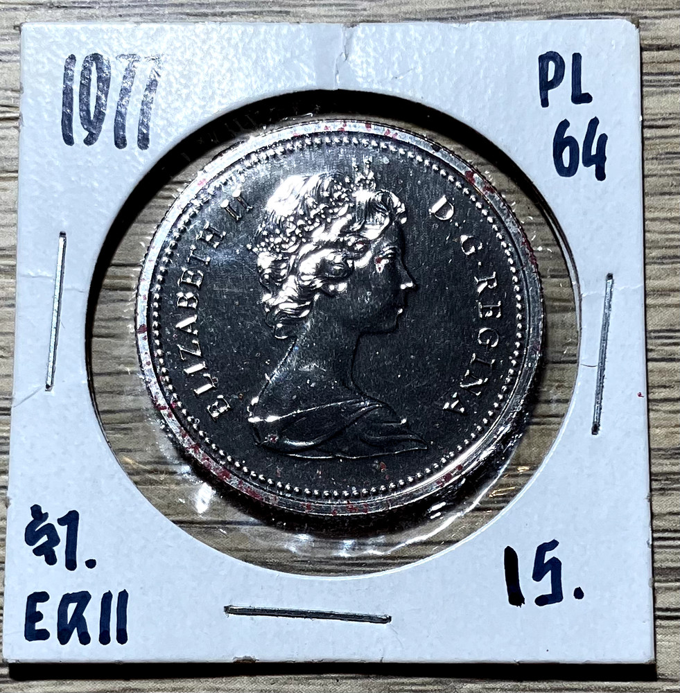 1977 Canada Nickel Dollar - PL64- Possible DDR
