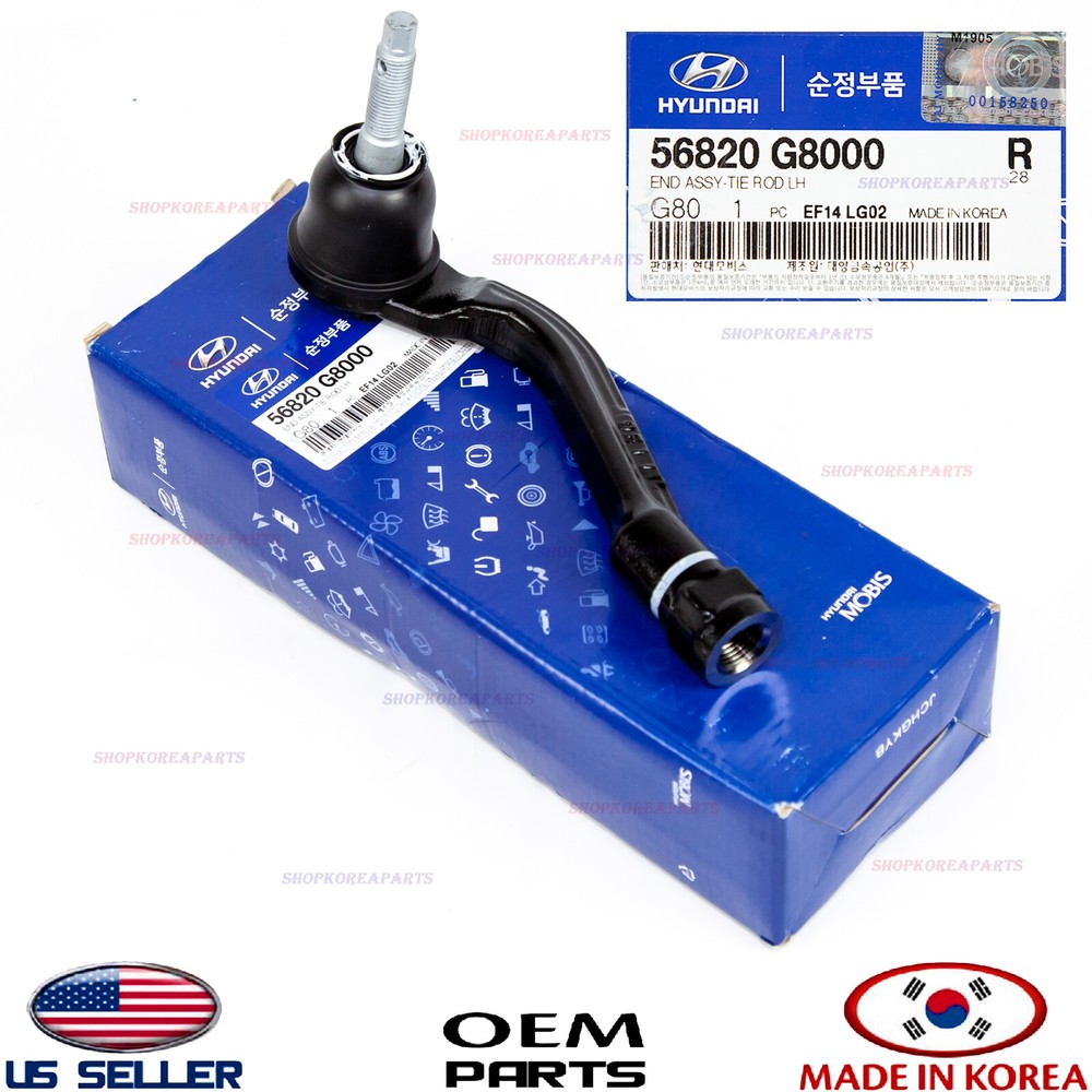 Genuine Outer Tie Rod End LEFT Driver Side ⭐OEM⭐ Hyundai Kia *See compatibility