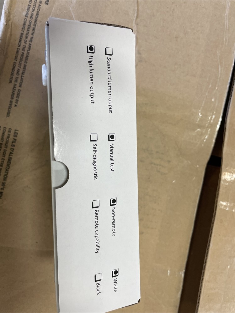 TCL2W LED emergency light OPEN BOX