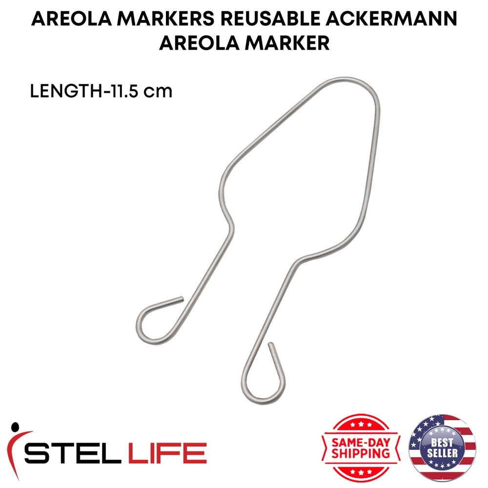 Ackermann Areola Breast Marker Stainless Steel Plastic Surgery Instruments