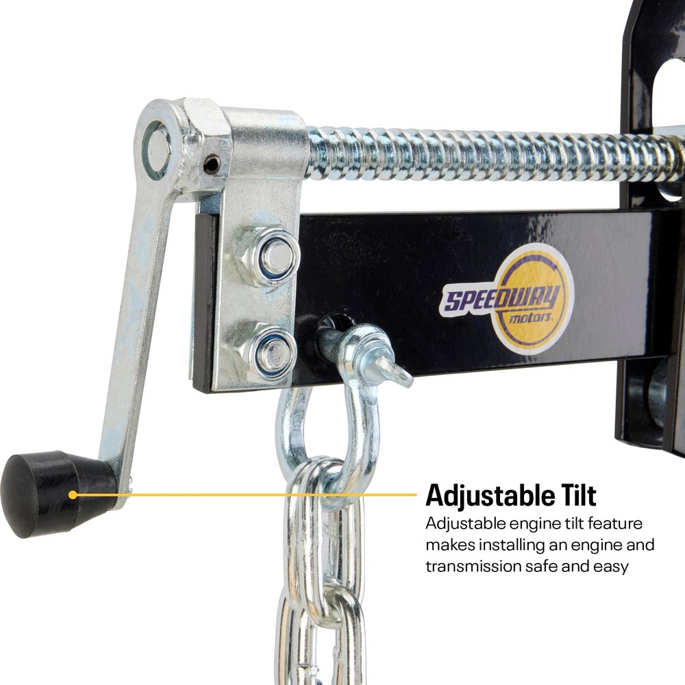 Adjustable Tilt Four-Point Chain Mount Engine Leveler, 1500 Lb.