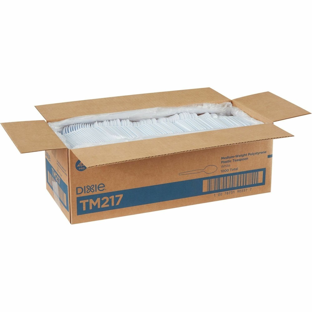 Dixie Heavy/medium Weight Spoon - 1000/carton - Plastic - White (TM217)