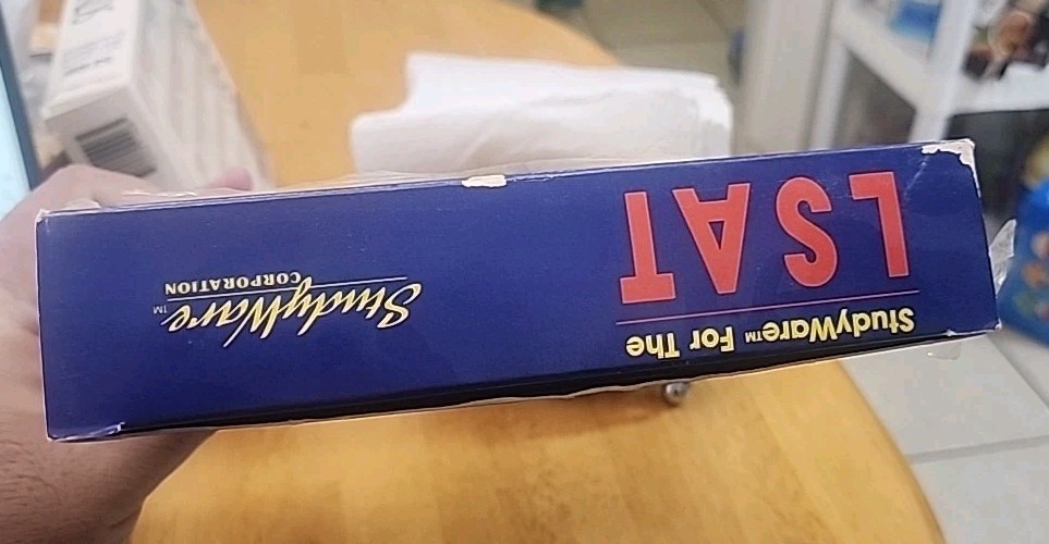 Vintage Cliff Notes LSAT Prep Guide Study Ware Computer Software For IBM PC, XT