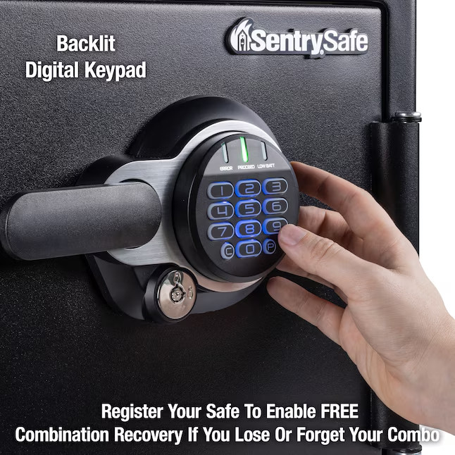 SentrySafe 1.2-cu ft Fire Resistant Waterproof Home safe with Electronic/Keypad