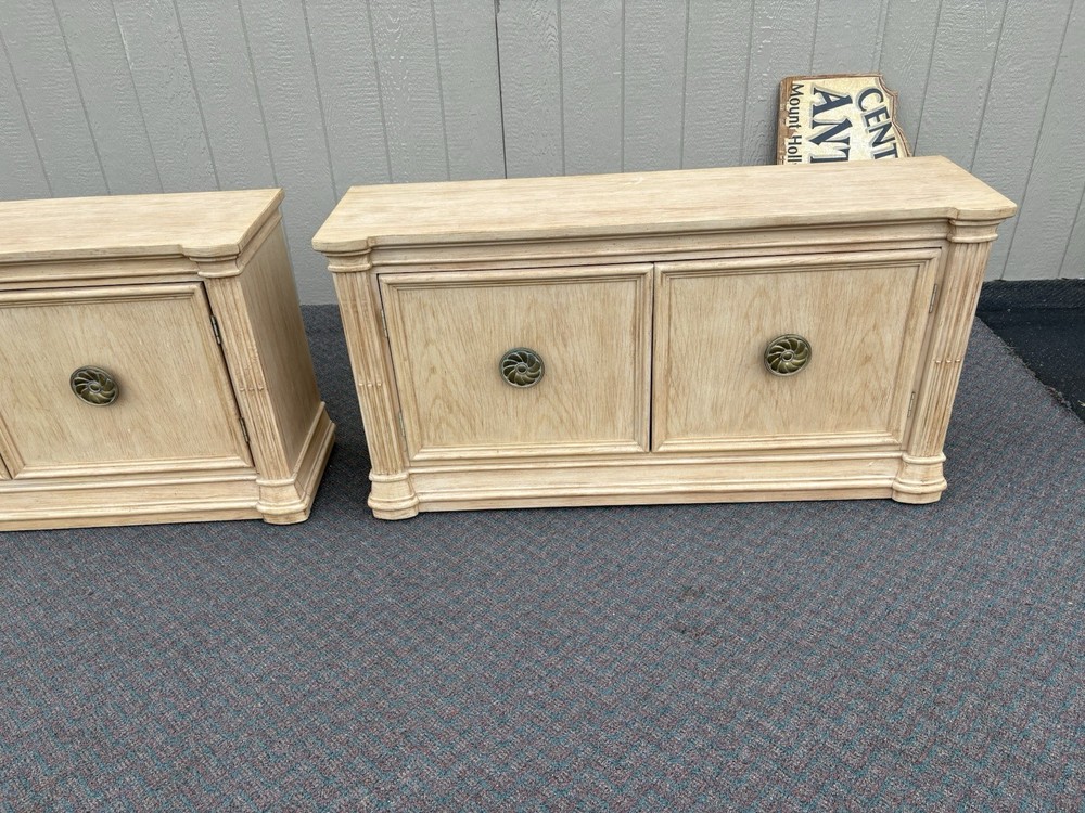 67383 Pair Large Modern 2 piece Bookcase Curio s