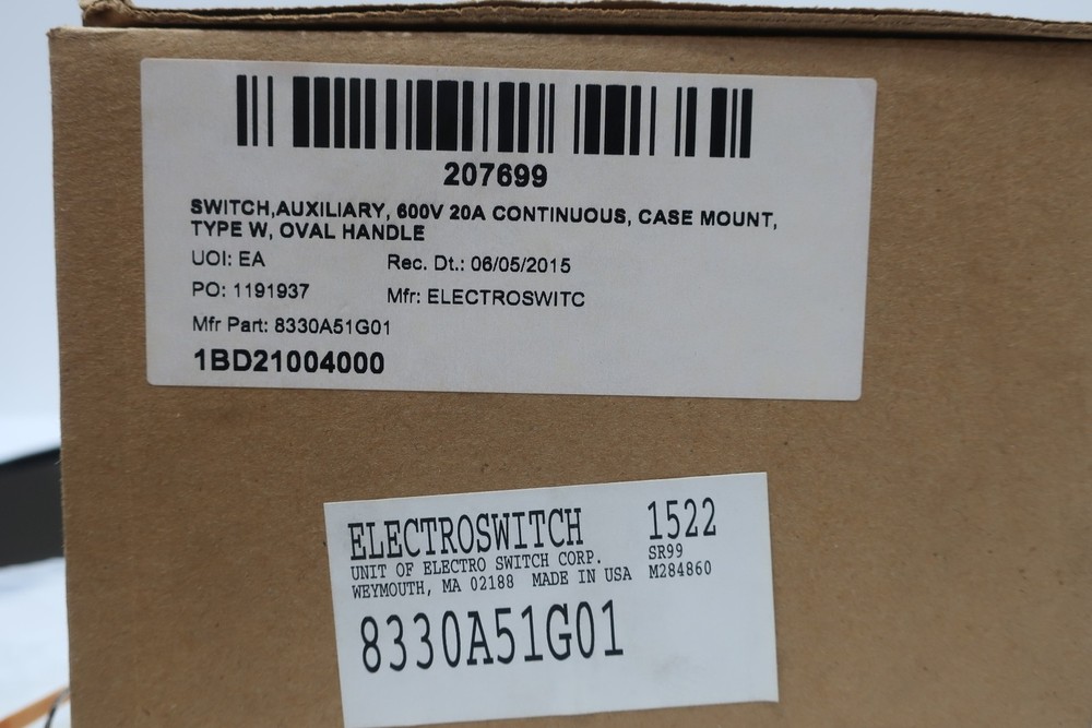 Electro Switch 8330A51G01 Rotary Cam Switch