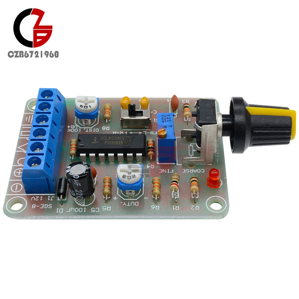 Welded ICL8038 Signal Generator Module Sine Square Triangle Monolithic Function