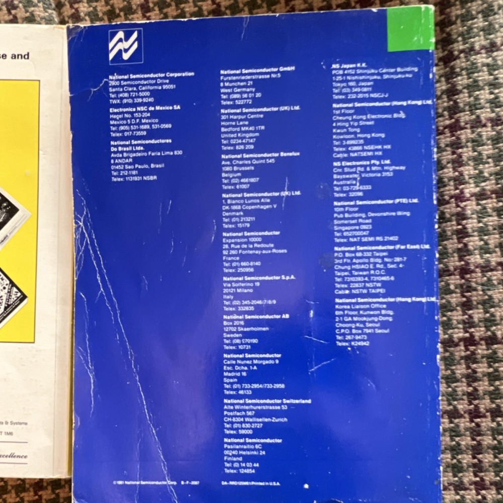 Philips ECG & National Semiconductor TTL Data Manual CMOS Databook