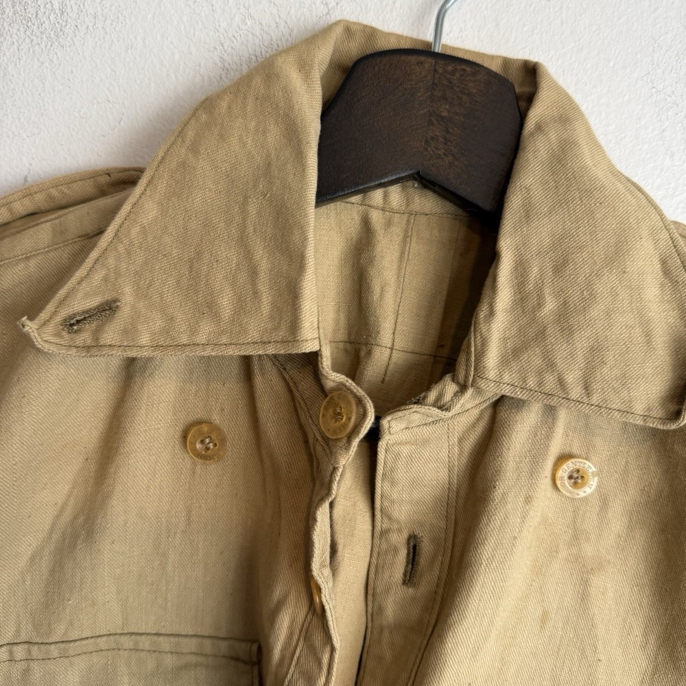 Original WWII German DAK HJ Tropical Shirt Pullover