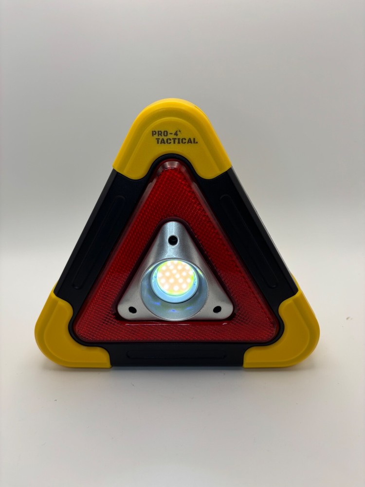 Warning Triangle. Battery operated, 5 mode with COB.