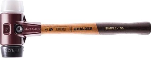 Halder Plastic Hammer | Length 400mm Hoofd-d. 80mm | Middelhard