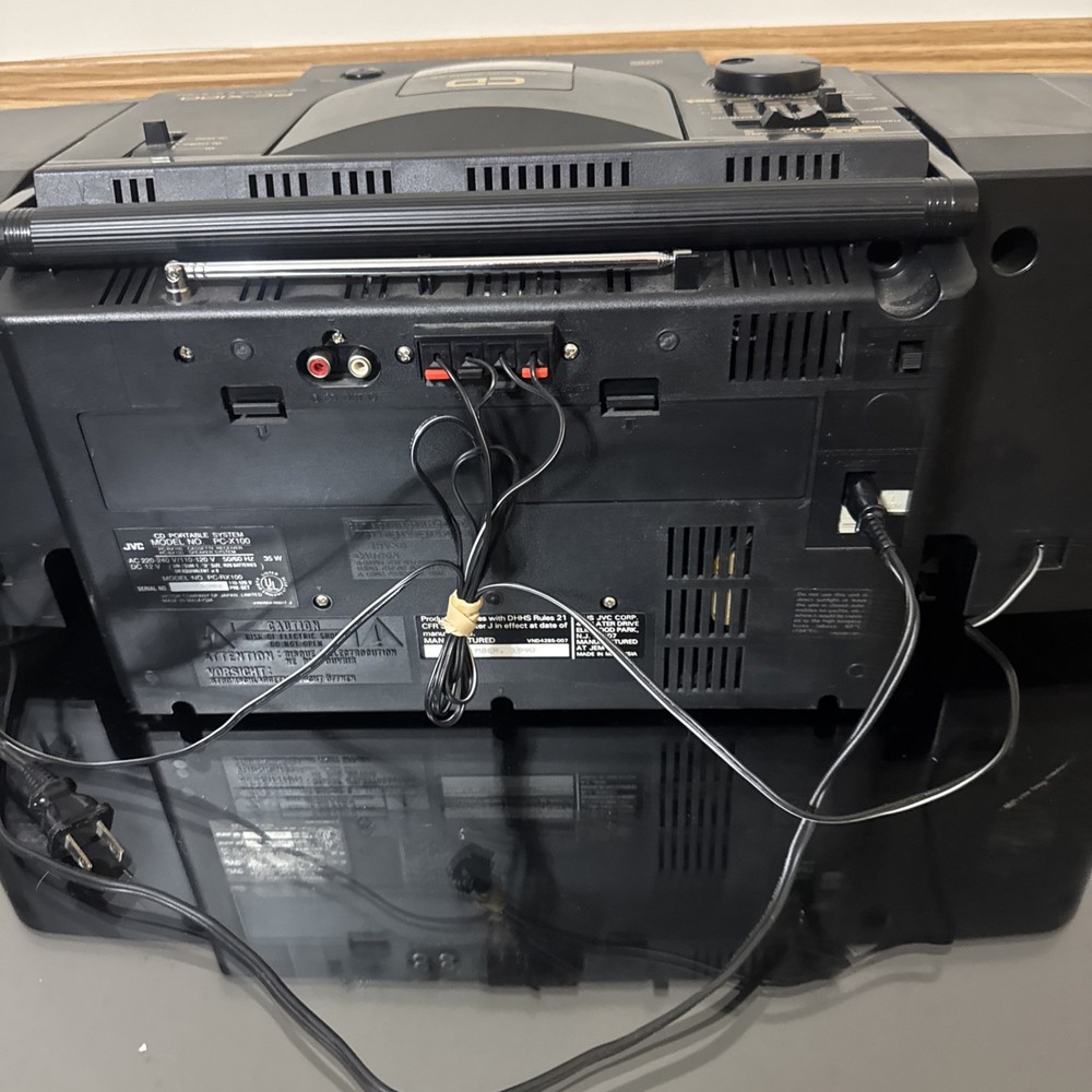 JVC PC-X100 CD PORTABLE SYSTEM