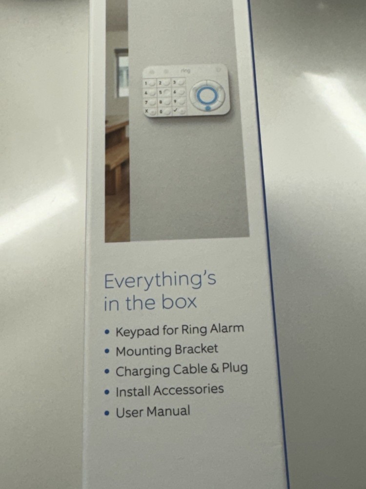 4AK1S70EN0 Ring Alarm Keypad 1st Gen Z-Wave Plus Security System Controller