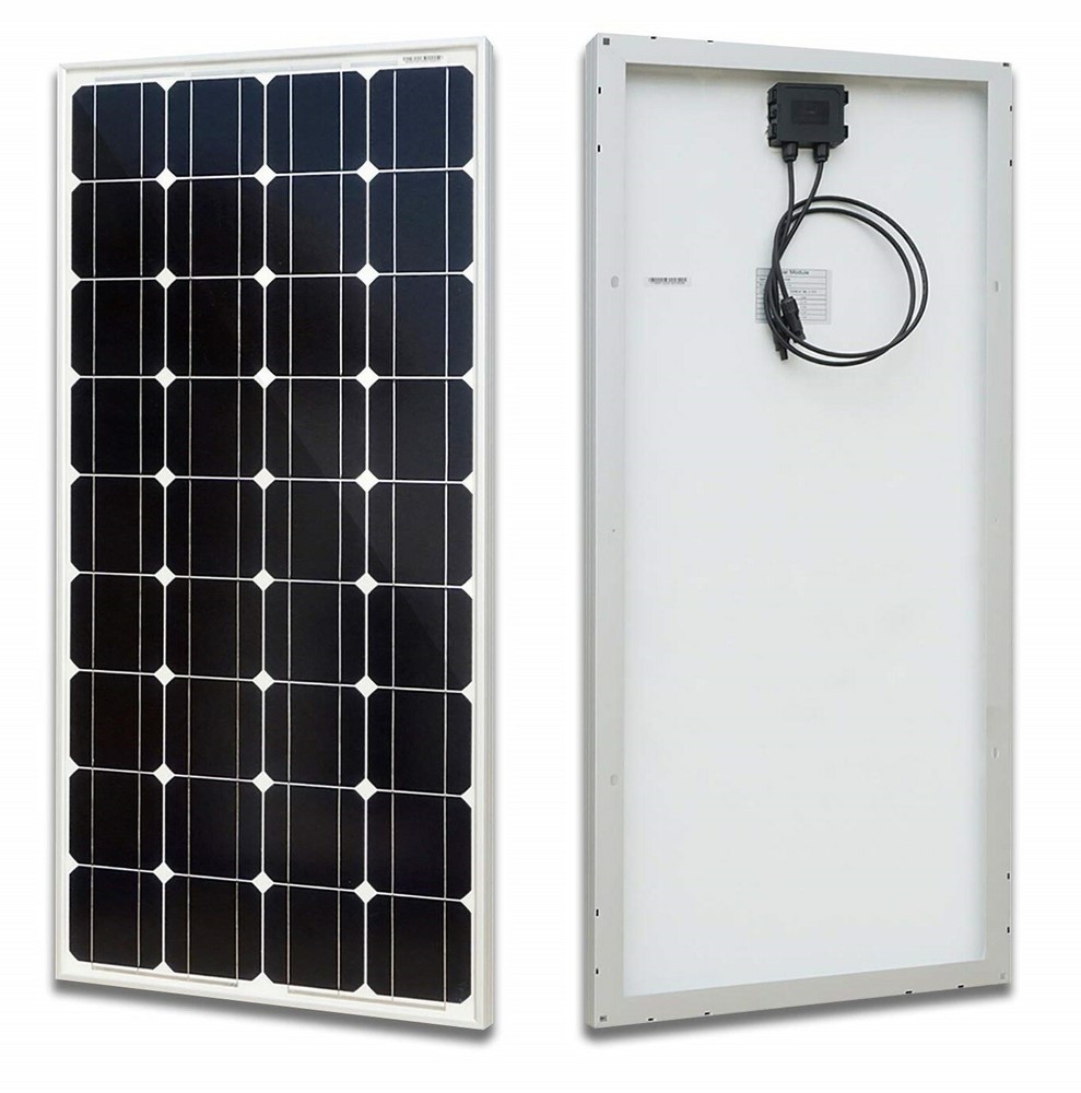 100 Watts Mono-crystalline high efficient solar panel for emergency & off-grid
