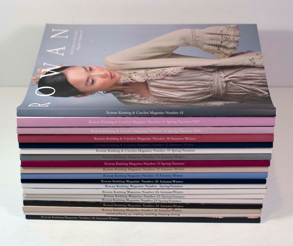 Rowan Knitting & Crochet Pattern Magazines Spring/Summer,  Fall/Winter