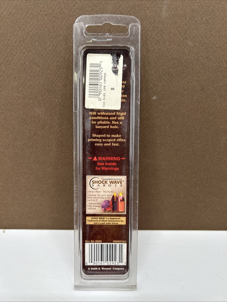 Thompson Center Arms 209 Flex Red Flex Design Rifle capper MUZZLELOADER